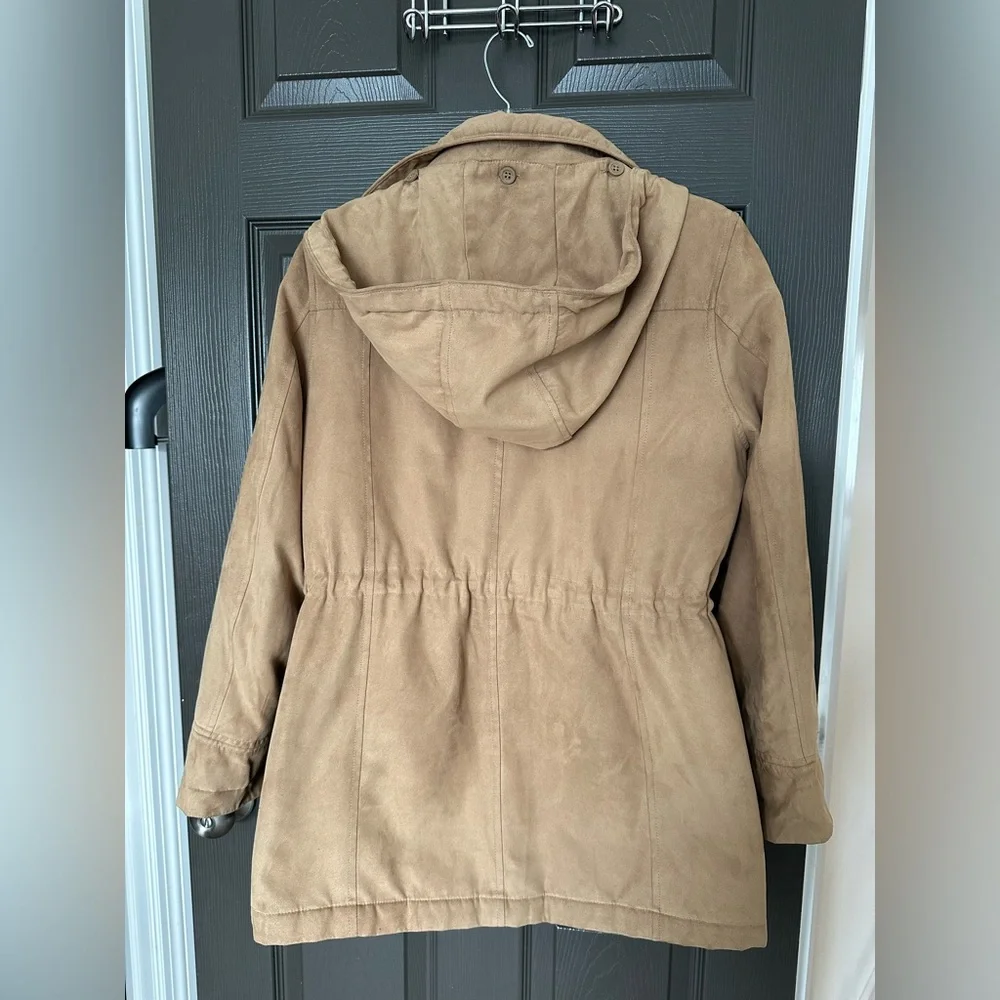 London Fog Tan/Camel Coat – Size Small - Picture 2 of 7